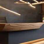 sala espera recepcion oficina diseno